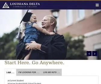 Ladelta.edu(Louisiana Delta Community College) Screenshot