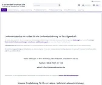 Ladendekoration.de(Ladendekoration) Screenshot