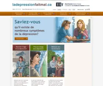 Ladepressionfaitmal.ca(Homepage) Screenshot