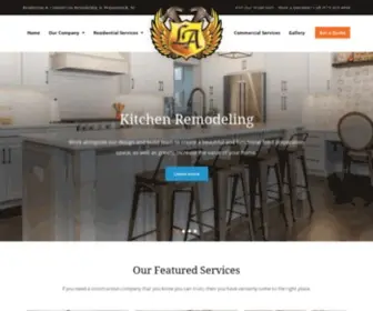 Ladesignandconstruction.com(Remediation Company) Screenshot