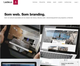 Ladeus.com(Branding i Disseny Web) Screenshot