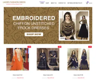 Ladiesfashiondress.com(A COMPLETE ONLINE STORE FOR LADIES DRESSES) Screenshot