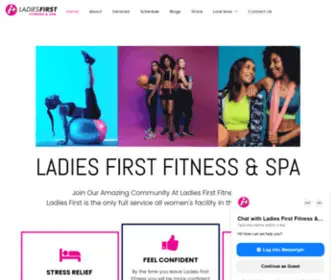 Ladiesfirstrocks.com(Ladies First Fitness) Screenshot