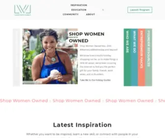 Ladieswholaunch.org(Our mission) Screenshot