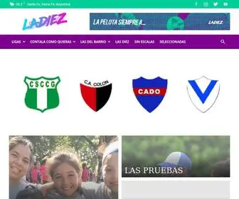 Ladiez.com.ar(Fútbol Femenino) Screenshot