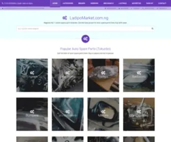Ladipomarket.com.ng(Nigeria's No.1 Online Spare Parts Market) Screenshot