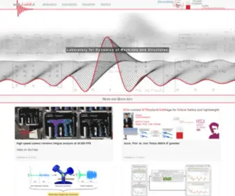 Ladisk.si(Laboratory for Dynamics of Machines and Structures) Screenshot