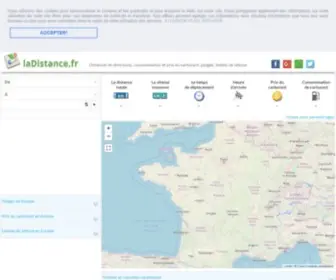 Ladistance.fr(Les péages) Screenshot