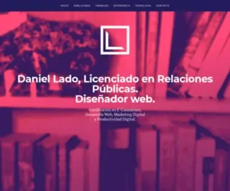 Lado.com.ar(Daniel Lado. Licenciado en Relaciones Públicas) Screenshot