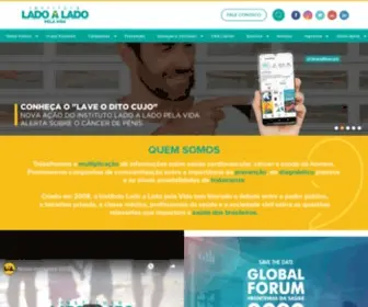 Ladoaladopelavida.org.br(Instituto Lado a Lado pela Vida) Screenshot