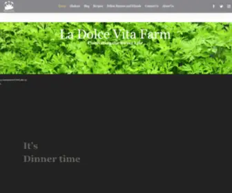 Ladolcevitafarm.us(La Dolce Vita Farm) Screenshot