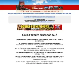 Ladoubledecker.com(The Big Red Bus Company Charter Double Decker Bus Company Los Angeles California) Screenshot