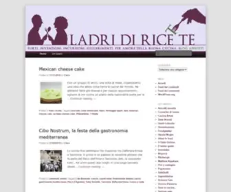 Ladridiricette.it(Ladri di ricette) Screenshot