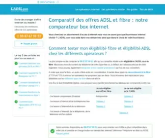 Ladsl.com(Comparateur mobile et box internet ADSL/Fibre) Screenshot
