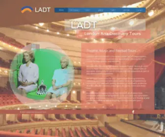 Ladt.co.uk(The travel partner for arts organisations planning tours to Europe for their patrons and members) Screenshot