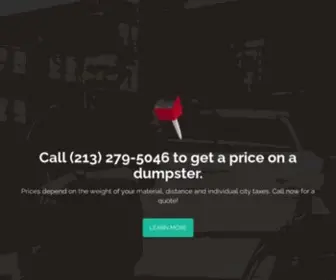 Ladumpsterrental.com(Dumpsters in Los Angeles Fast) Screenshot