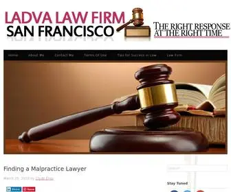 Ladvalawfirmsanfrancisco.com(The Right Response at the Right Time) Screenshot