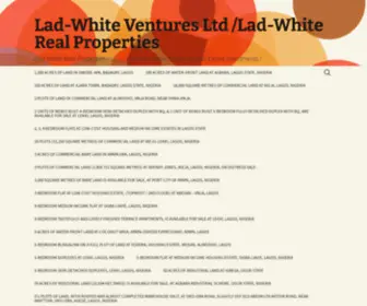 Ladwhiterealproperties.com(Lad-White Ventures Ltd /Lad-White Real Properties) Screenshot