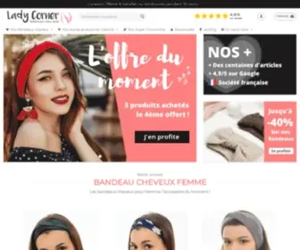 Lady-Corner.com(Spécialiste du Bandeau Cheveux & Headband) Screenshot