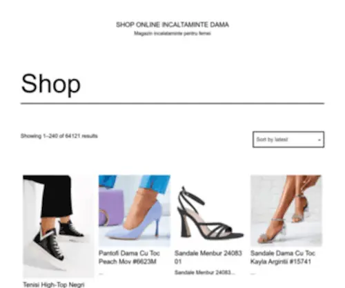 Lady-Shoes.ro(Shop Online Incaltaminte Dama) Screenshot