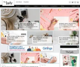 Lady.co.uk(The Lady magazine) Screenshot