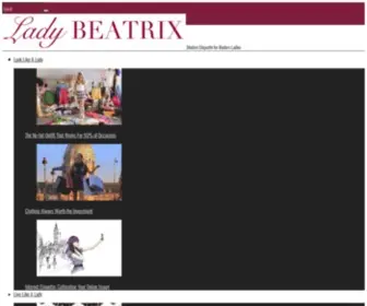 Ladybeatrix.com(Ladybeatrix) Screenshot