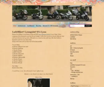 Ladybiker.com(Motorcycling Travel & Touring) Screenshot