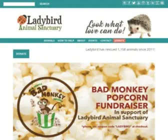 Ladybirdanimalsanctuary.com(Ladybird Animal Sanctuary) Screenshot