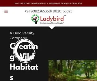 Ladybirdconsulting.co.in(Environment, Tree Plantation, CSR) Screenshot