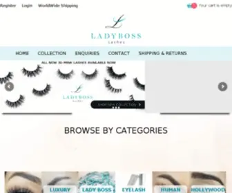 Ladybosslashes.com(Lady Boss Lashes) Screenshot