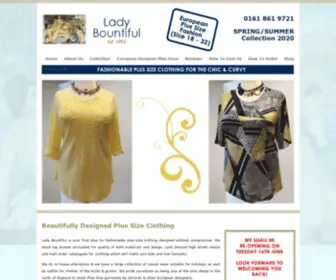 Ladybountiful.co.uk(Lady Bountiful Plus Size Womens Fashion Manchester) Screenshot