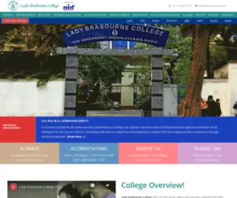 Ladybrabourne.com(Leading Women's College in Kolkata) Screenshot