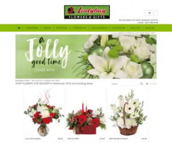 Ladybugflowersandgifts.com(Redmond Florist) Screenshot