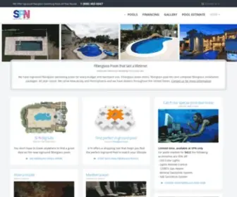 Ladybugpools.com(Fiberglass Pools) Screenshot