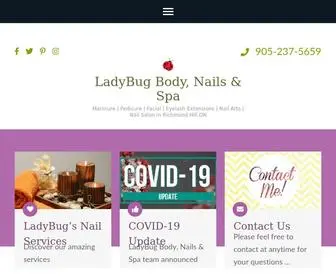 Ladybugspa.ca(Manicure) Screenshot