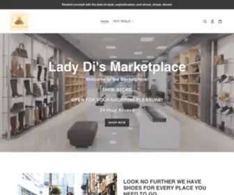 Ladydimarketplace.com(Lady Di’s Marketplace Shoe Store) Screenshot