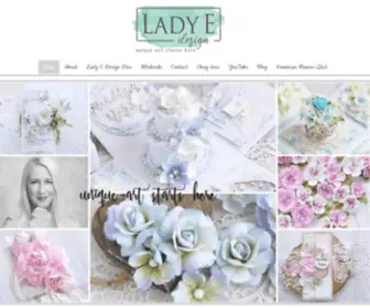 Ladyedesign.com(Foamiran Flowers) Screenshot