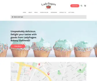 Ladyfingersbakery.com(Ladyfingers Bakery Oakland) Screenshot