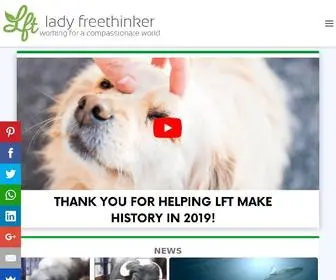 Ladyfreethinker.org(Lady Freethinker) Screenshot
