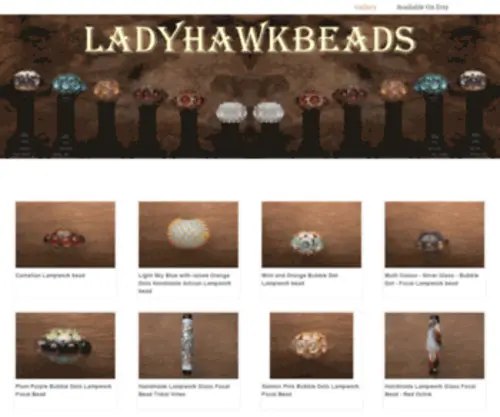 Ladyhawkbeads.com(Gallery) Screenshot