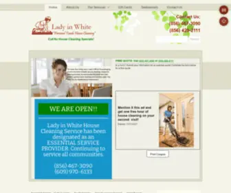 Ladyinwhitehousecleaningnj.com(Cleaning Company) Screenshot