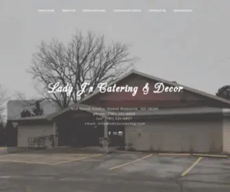 Ladyjscatering.com(Lady J's Catering & Decor) Screenshot