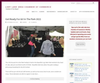 Ladylakechamber.com(Gateway To The Villages) Screenshot