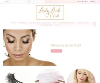 Ladylashclub.com(Subscription lashes located in Vancouver) Screenshot