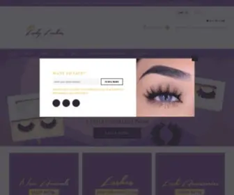 Ladylashes.com(Luxury lash boutique) Screenshot