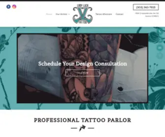 Ladylucktattooco.com(Tattoo Parlor) Screenshot