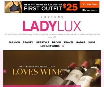 Ladylux.com(Online Luxury Lifestyle) Screenshot