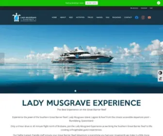 Ladymusgraveexperience.com.au(Lady Musgrave Experience) Screenshot