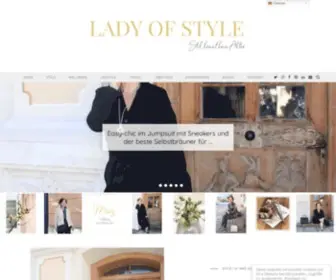 Ladyofstyle.com(Lady of Style. Natürlich gut aussehen in jedem Alter) Screenshot