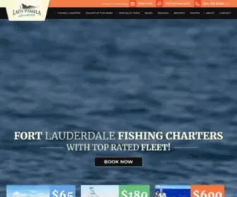 Ladypamela2.com(Fort Lauderdale Fishing Charters) Screenshot